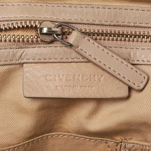 Givenchy Medium Brown Wrinkled Sheepskin Leather Medium Pandora Bag - Picture 6 of 9